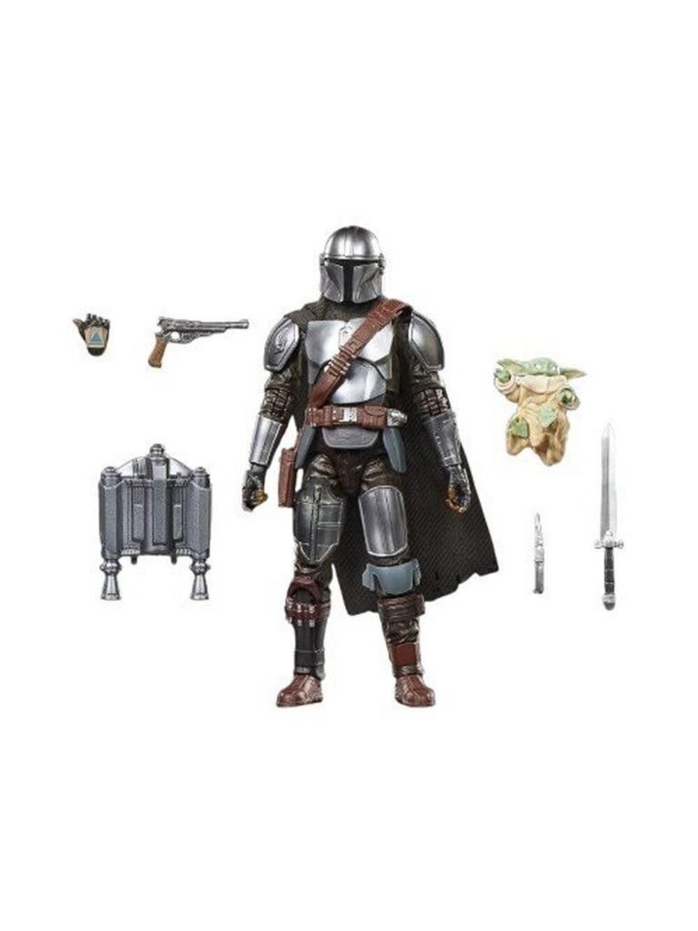 RARE Star Wars the Black Series the Mandalorian & Grogu Deluxe Action Figures